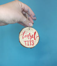 Load image into Gallery viewer, Merry Effing Christmas Wood Slice Decoration