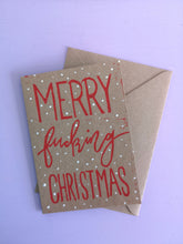 Load image into Gallery viewer, Merry Effing Christmas Card
