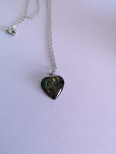 Load image into Gallery viewer, Black and Gold Heart Pendant