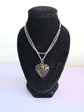 Load image into Gallery viewer, Black and Gold Heart Pendant
