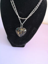 Load image into Gallery viewer, Black and Gold Heart Pendant