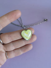 Load image into Gallery viewer, Pale Green Heart Pendant