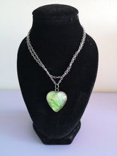 Load image into Gallery viewer, Green Heart Pendant