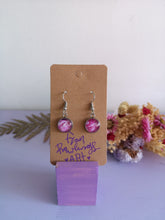 Load image into Gallery viewer, Pink Lava Drop Earrings