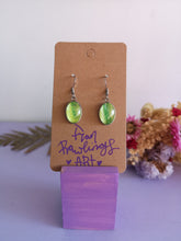 Load image into Gallery viewer, Green Rivers Drop Earrings