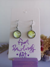 Load image into Gallery viewer, A Hint of Green Drop Earrings