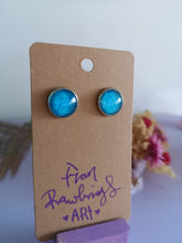 Load image into Gallery viewer, Pure Blue Studs