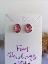 Load image into Gallery viewer, Red Tears Studs