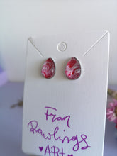 Load image into Gallery viewer, Red Tears Studs