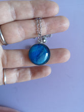 Load image into Gallery viewer, Deep Blue - Small Round Pendant