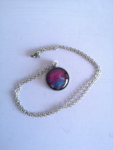 Load image into Gallery viewer, Purple Flow - Small Round Pendant
