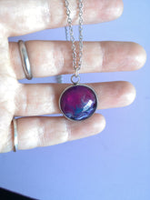 Load image into Gallery viewer, Purple Flow - Small Round Pendant