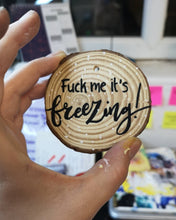 Load image into Gallery viewer, Chilly Polar Bear Wooden Ornament