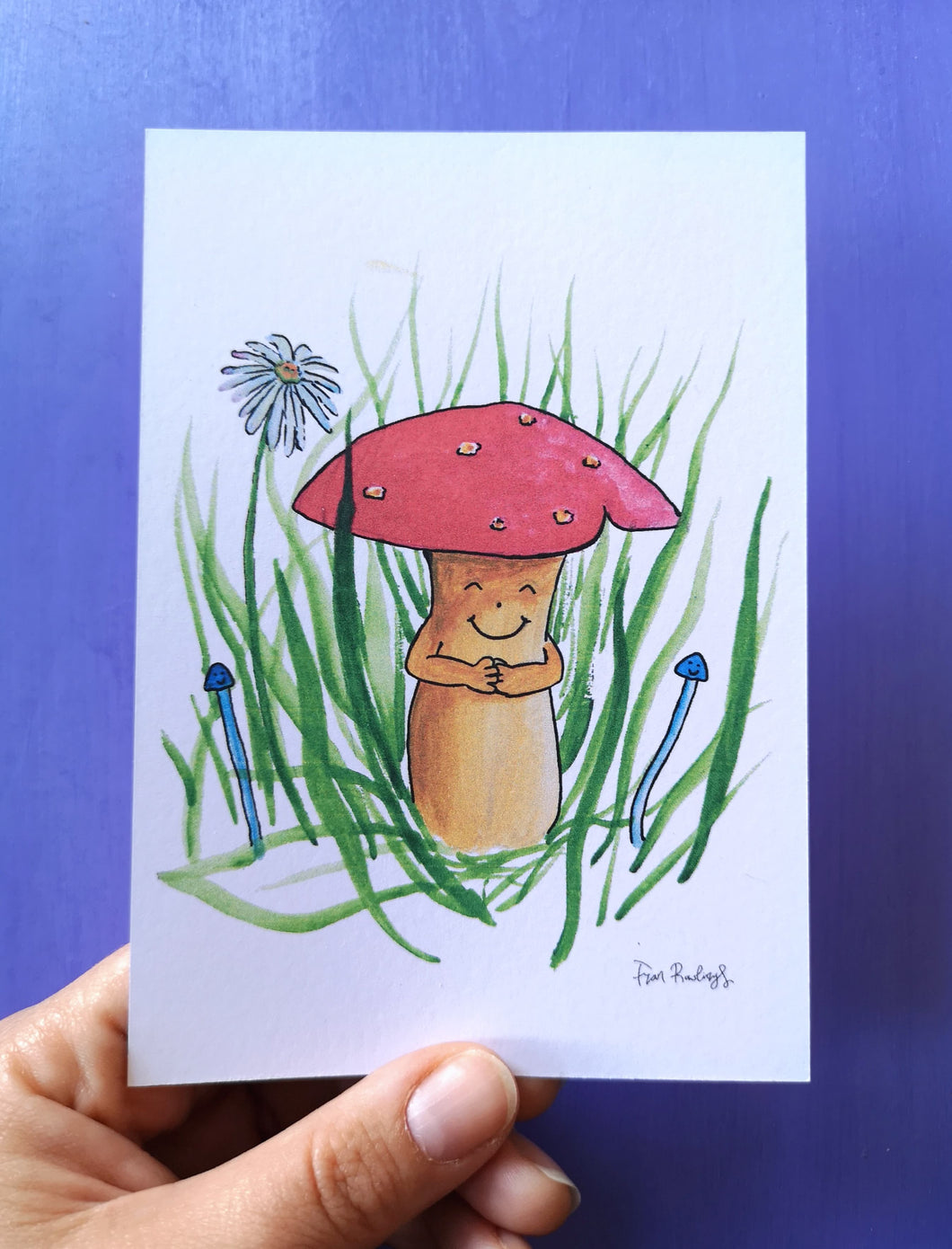 Malcolm the Mushroom Creature Postcard